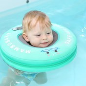 Resim Mambobaby Boyun Destekli Yüzme Simidi - Yeşil 