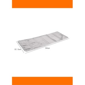 Resim Letsii Katlanabilir Paslanmaz Ocak Yağ Koruyucu Alüminyum Paravan 32,5X84 cm 