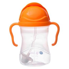 Resim Bbox Tıklama Uçlu Kilitli Alıştırma Bardağı 240ml +6 Ay Turuncu 
