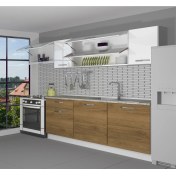 Resim Decoraktiv Ekol 240 MDF Hazır Mutfak Dolabı - Tezgah Dahil - Pera - Beyaz 