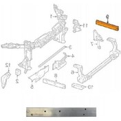 Resim W117 2013- Ön Panel Braketi Alüminyum Sol W Oem No: 2466280129 