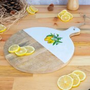 Resim Bambum Kangura Limon Yuvarlak Kesme Tahtası Küçük 