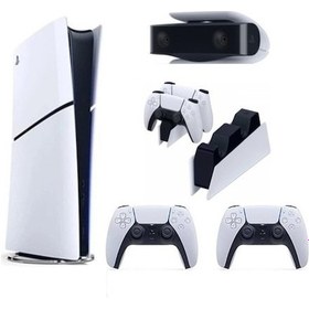 Resim Sony Playstation 5 Slim Digital 1 TB YD + 2 Kol + Şarj istasyonu + Kamera 
