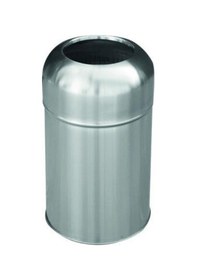 Resim Çöp Kovası Kubbe Bombe Tip 304 Pasl. Ø24 40cm 15lt İnox 