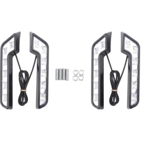Resim 4x 12V Süper Parlak Drl LED Arabalar Için Gündüz Koşu Işık (Yurt Dışından) 