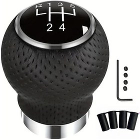 Resim Challenger 5 Vitesli R Evrensel Alüminyum Manuel Vites Topuzu 4 Adaptörlü Çoğu Araca Uyumlu 