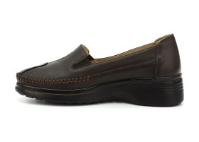 Resim Gönderi(R) Gönderi R Kadın Kahverengi Dolgu Taban Hakiki Deri Comfort Ayakkabı Ddza55945540 Kahverengi 