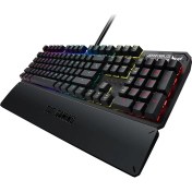 Resim Tuf Gamıng K3 Aura Sync Rgb Optik Mekanik Türkçe Oyuncu Klavyesi Bilek Desteği Suya ve Toza Dayanıklı Red Swıtch 
