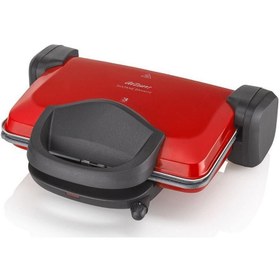 Resim Arzum Sultane AR2009 Granite Izgara ve Tost Makinesi 1800W Kırmızı 