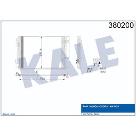 Resim Klima Kondenseri Accent Blue 1.4I Kia Rio 3 504645288 
