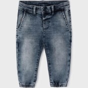 Resim Mayoral Erkek Bebek Cepli Denim Jogger Pantolon 