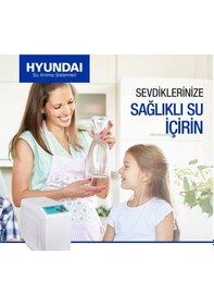 Resim Hyundai Su Arıtma Cihazı HND-35 Motorlu Tezgah Altı Su Arıtma 