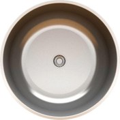Resim Yerel Üretici Lüx Yuvarlak Düz 403 Krom Evye 41 cm 