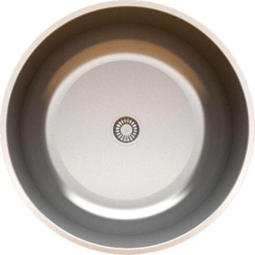 Resim Yerel Üretici Lüx Yuvarlak Düz 403 Krom Evye 41 cm 