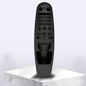 Resim QoFina AN-MR600 / AN-MR650 AN-MR18BA Magic Remote Cover darbeye dayanıklı uzaktan kumanda tutucu 3D Smart TV Magic Remote Case için 