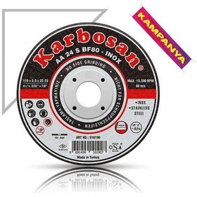 Resim KARBOSAN İNOX THIN KESİCİ 115 Mm 300 ADET (1 KOLİ) 