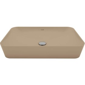 Resim Creavit Ultra Dikdörtgen Çanak Lavabo 60 cm - Mat Cappucino UL060-00CM00E-0000 