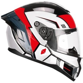 Resim Cgm 330r Rıot Space Kapalı Kask Siyah/kırmızı 