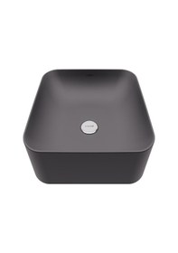 Resim Creavit UL040 Ultra Çanak Lavabo Tezgah Üstü Mat Antrasit 40 CM 