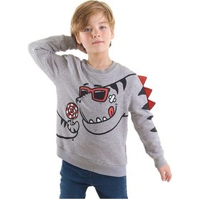 Resim Denokids Şekerci Dino Erkek Çocuk Sweatshirt Çok Renkli 