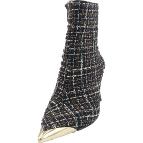 Resim Duygushoesbag Kadın Fermuarlı Topuklu Bot 