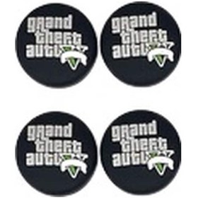 Resim Cafele PS4 - PS5 - Xbox One X/S - Series X - Series S Analog Koruyucu Silikon Pad GTA V Gri 