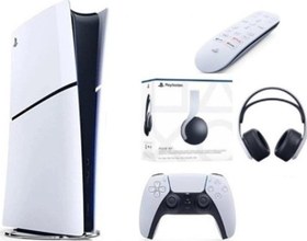 Resim Sony Playstation 5 Slim Dijital Edition+Media kumanda +3D PLUS KULAKLIK 
