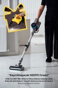 Resim Sinbo Bldc Motorlu Dikey Kablosuz Şarjlı Led Aydınlatmalı Süpürge Buharlı Temizleyici Hediyeli Svc-8621 