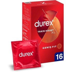 Resim Durex Yakın Hisset XL 16 Prezervatif 