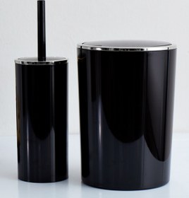 Resim Prima Nova Lenox 6 LT Banyo Mutfak Ofis Çöp Kovası - Siyah 