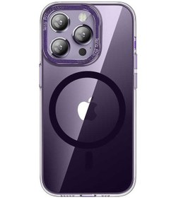 Resim İphone 14 Pro Uyumlu Magsafe Şarj Özellikli Sert Pc Zore Fuya Kılıf-derin Mor Derin Mor 