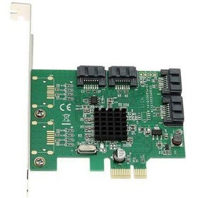 Resim PLATOON PCI EXPRESS PCI-E 4x SATA 3 6.0 GPBS ÇOKLAYICI ARAYÜZ KARTI 