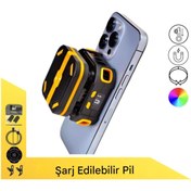 Resim Asfal Bataryalı Telefon Soğutucu Yarı Iletken Soğutma Fanı Radyatör 2000 Mah Pil Pubg Oyun Soğutucu 