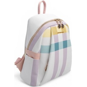 Resim Silver Polo Sp926 Kadın Sırt Çantası Ekose Lila-pembe 