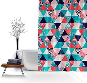 Resim Tropikhome Küflenmez Duş Perdesi Yüksek Kaliteli Banyo Perdesi Dekoratif 180x200 Duş Perdesi, Polyester Kumaş Duş Perdeleri, modern tarz küvet perdesi 12 C Halkalı Su Geçirmez Duş Perdesi Orjinal Banyo Perdeleri 