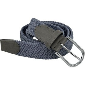 Resim Süzer Deri 3.5 Cm. Elastik Esnek Unisex Örgü Kemer Füme Füme 
