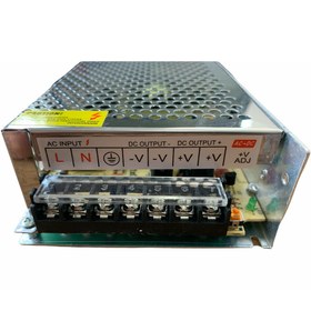 Resim ATAELEKTRONİK 24 Volt Anfi Amfi Adaptörü - 24 V 5 Ah 24 Volt 5 Amper Metal Kasa Adaptör Kalın Tip Tırafo Trafo 