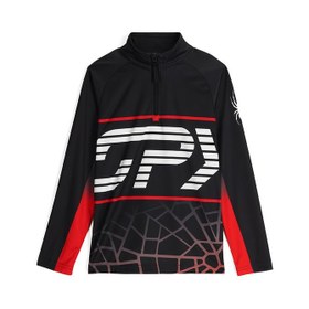 Resim Spyder Web 1/2 Zip Erkek Çocuk İçlik Üst Siyah 