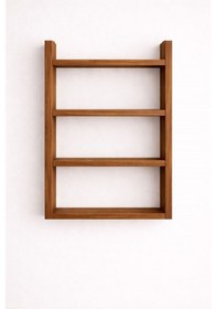 Resim Barok 4 Raflı Mutfak Duvar Rafı Çok Amaçlı Raf 