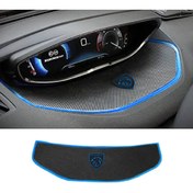 Resim Genel Markalar Peugeot Logolu 3008 5008 Uyumlu Kaymaz Ped Mavi 