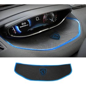 Resim Genel Markalar Peugeot Logolu 3008 5008 Uyumlu Kaymaz Ped Mavi 