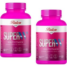 Resim Balen Süper-W Multivitamin Kapsül 585 Mg 2 x 60 Kapsül 
