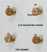 Resim Mekappa Set Üstü Ocak Lpg Dönüşüm Enjektör Memeleri Takım 7 Mm 