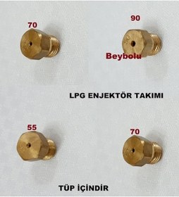 Resim Mekappa Set Üstü Ocak Lpg Dönüşüm Enjektör Memeleri Takım 7 Mm 