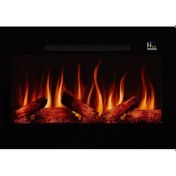 Resim Pagla 100 - Isıtmalı Elektrikli Şömine Sınırsız Renkli Cam Çerçeveli 