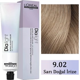 Resim Loreal Professionnel Dia Light - Amonyaksız Saç Boyası No: 9.02 Sarı Doğal İrize 50ml 