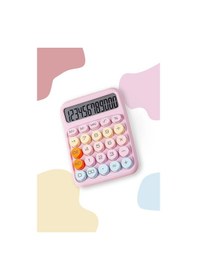 Resim Pinterest Renkli Hesap Makinesi 12 Haneli Yuvarlak Tuşlu Şirin Hesap Makinesi - 4 Fonksiyonlu Çok Renkli 