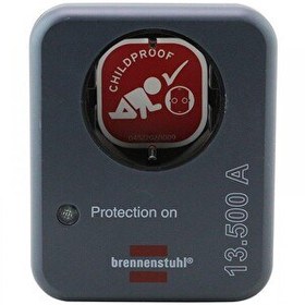 Resim Brennenstuhl SPA135 Primera Line Serisi Tek Soketli 13.500 mAh Akım Koruyucu Priz 