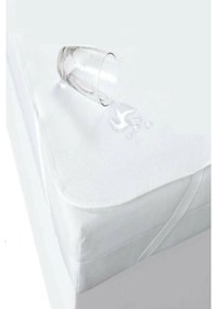 Resim Divanev Sıvı Geçirmez 90x190 Cm Alez Micro Kumaş Tek Kişilik Alez Beyaz 