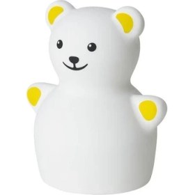 Resim IKEA Ayıcık Model Çocuk Masa Lambası Beyaz, Led'li 13X11X9 cm 